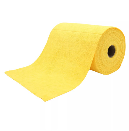 TEAR OFF MICROFIBER ROLL GUL, 75 ark