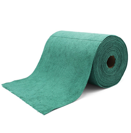 TEAR OFF MICROFIBER ROLL GRN, 75 ark